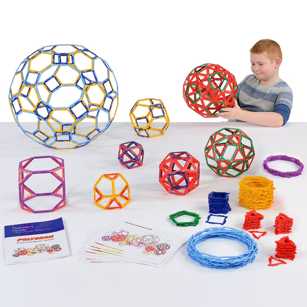Polydron Frameworks Archimedean Solids Large Set