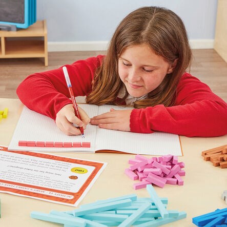 Foam Number Rods - 492 Pieces