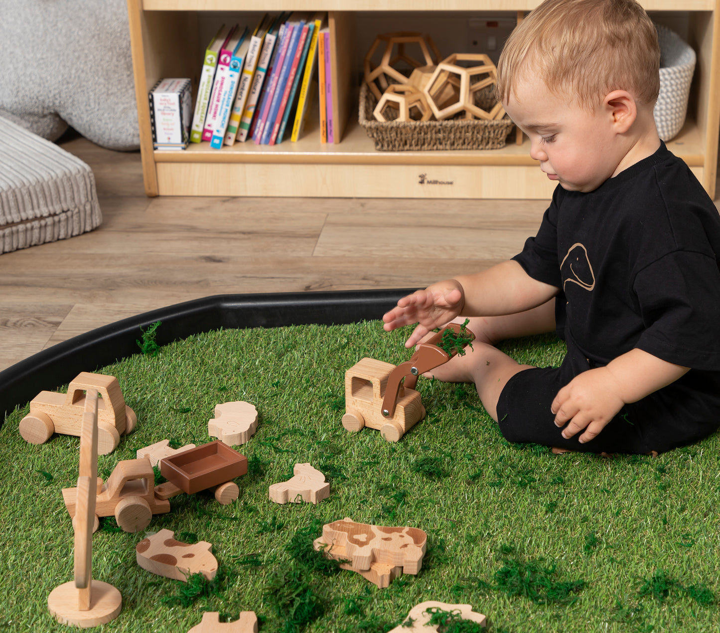 Tuff Tray Mat - Grass Style Sensory