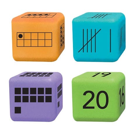 Multiple Representation Dice, Set of 16