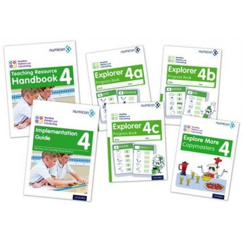 Numicon: Number, Pattern and Calculating 4 Easy Buy Pack