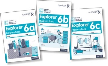 Numicon: Number, Pattern and Calculating 6 Explorer Progress Books ABC (Mixed pack)