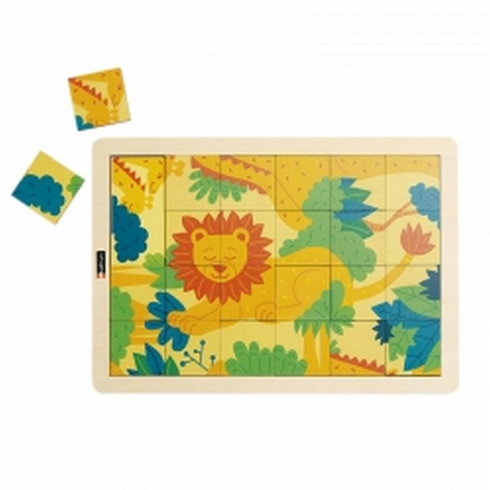 Wooden Puzzle - The Giraffes & The Lion