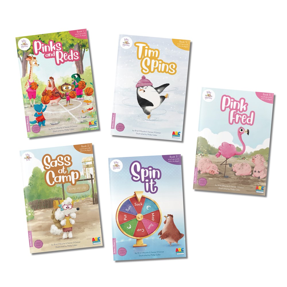 BiDee Phonics Decodable Readers Series 1 Phase 1+