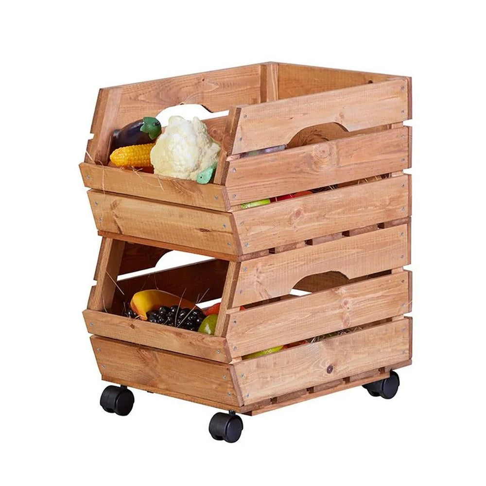Cosy Stackable Farm Crates Set Of 2