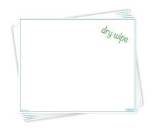 A5 Write 'N' Wipe Boards Pack Of 30 (Mini Whiteboards)