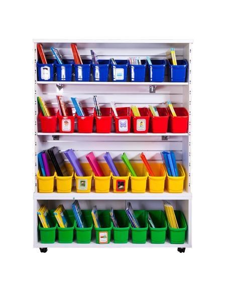 Cleverco Plastic Book & Storage Tub - Red