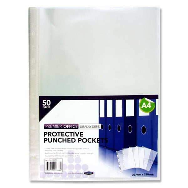 Premier Office A4 Polypockets Pack of 50