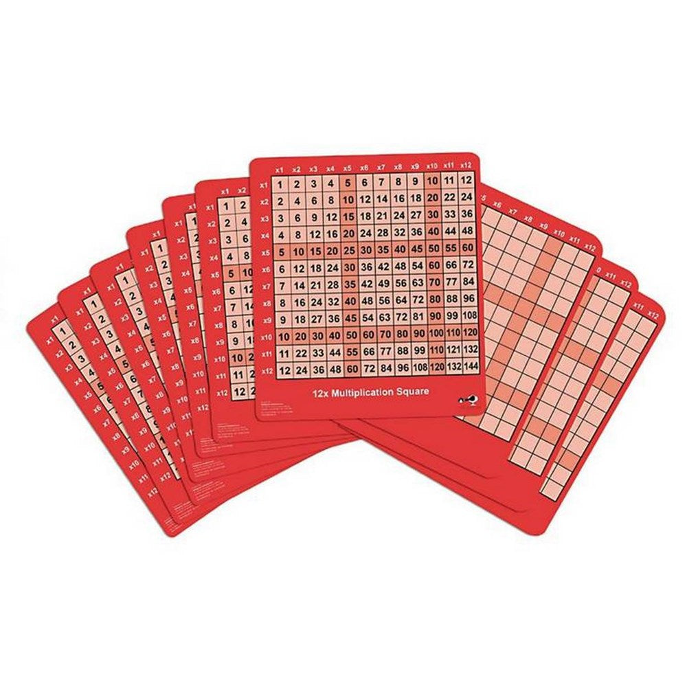 Multiplication Grids 210 X 240mm Pack 10