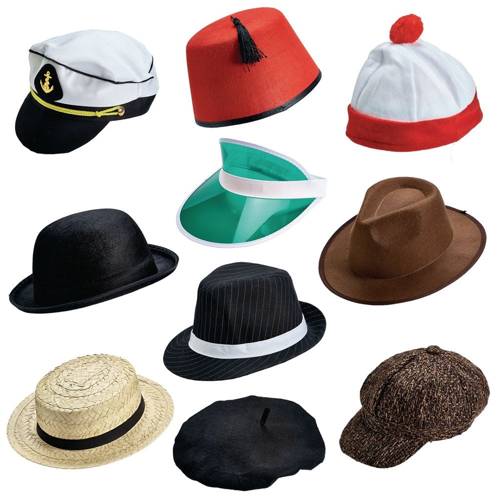 Hats And Accessories Set Of 11Pcs