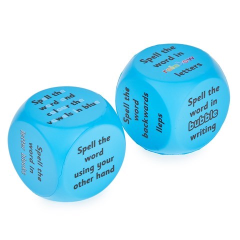 Spelling Practice Cubes Pack of two
