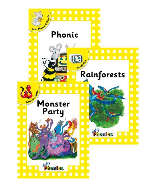 Jolly Phonics Decodable Readers Complete Set Level 2 (Yellow Level) (18 Titles)