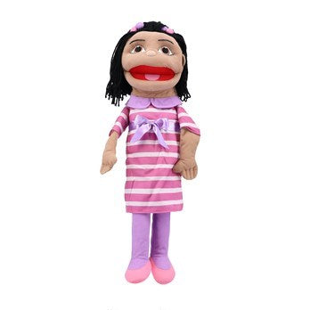 **Giant Multicultural Hand Puppets - Brown Girl