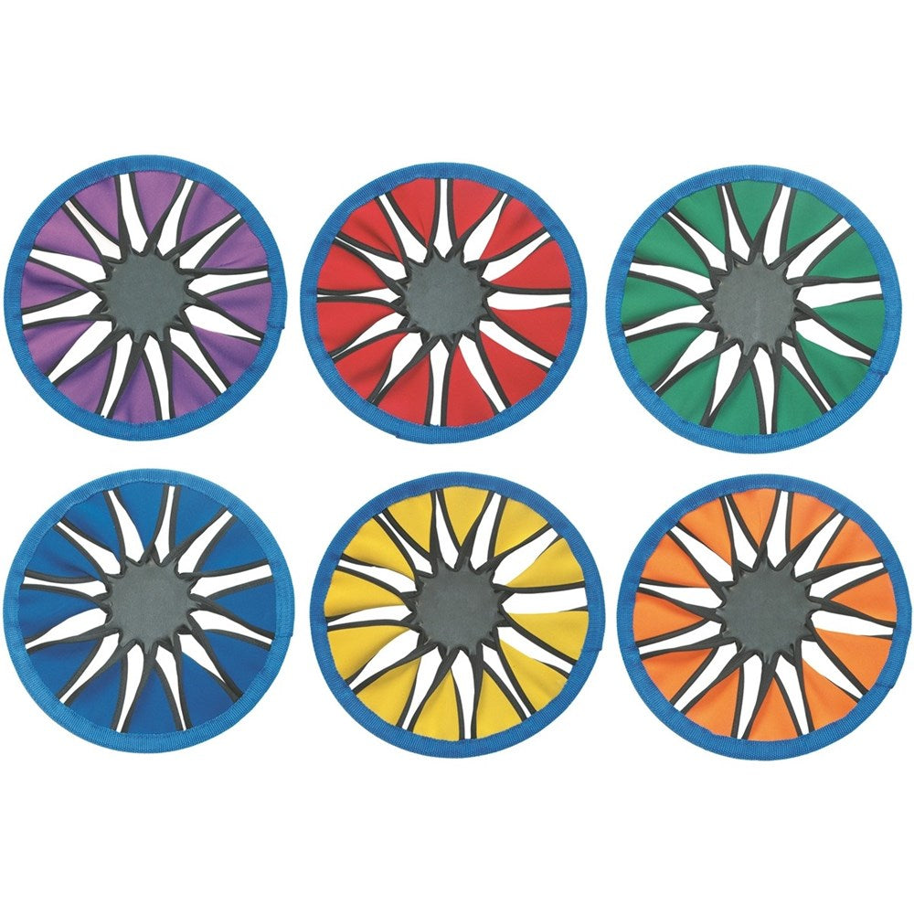 Spordas Set Of 6 Color Twist Frisbees