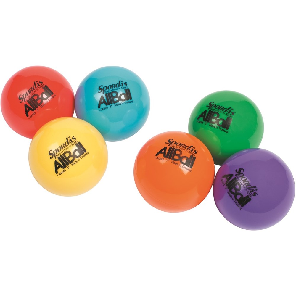 Spordas Set Of 6 Coloured All Balls 7Cm