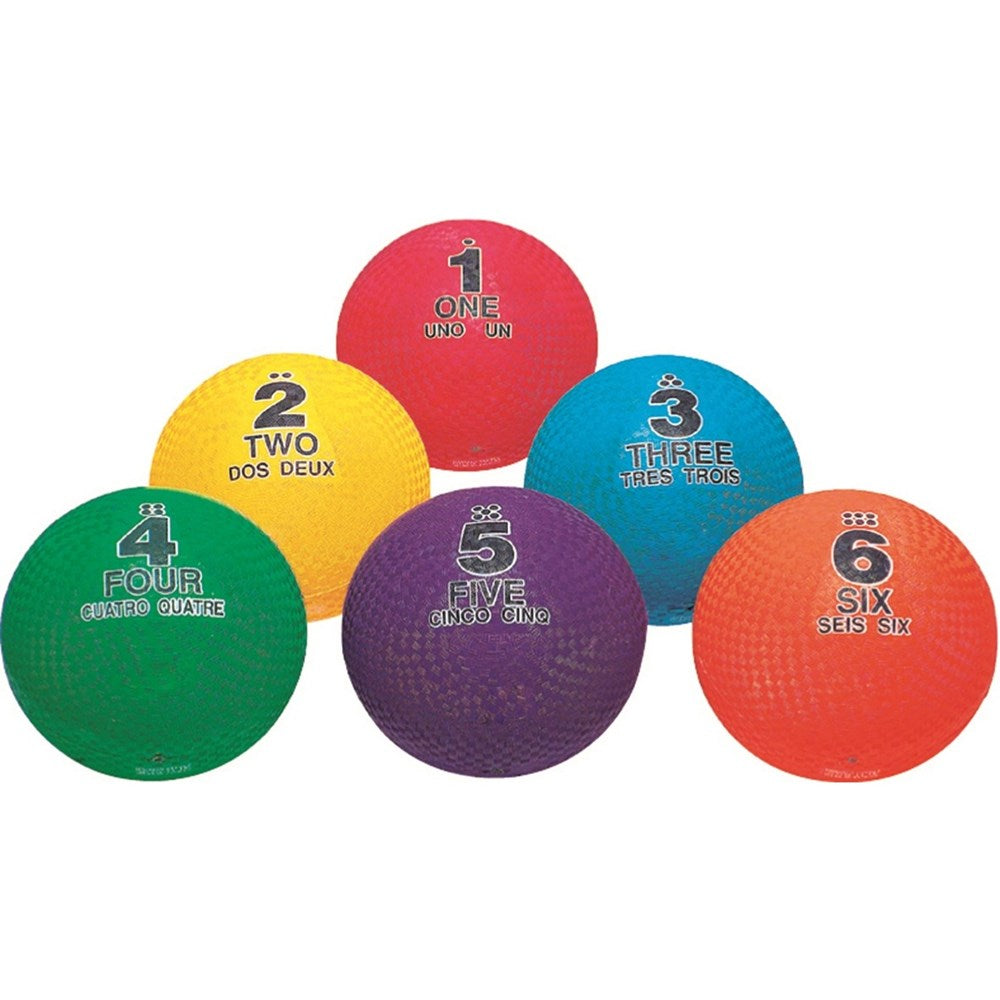 **Spordas Set Of 6 Utility Sequencing Balls