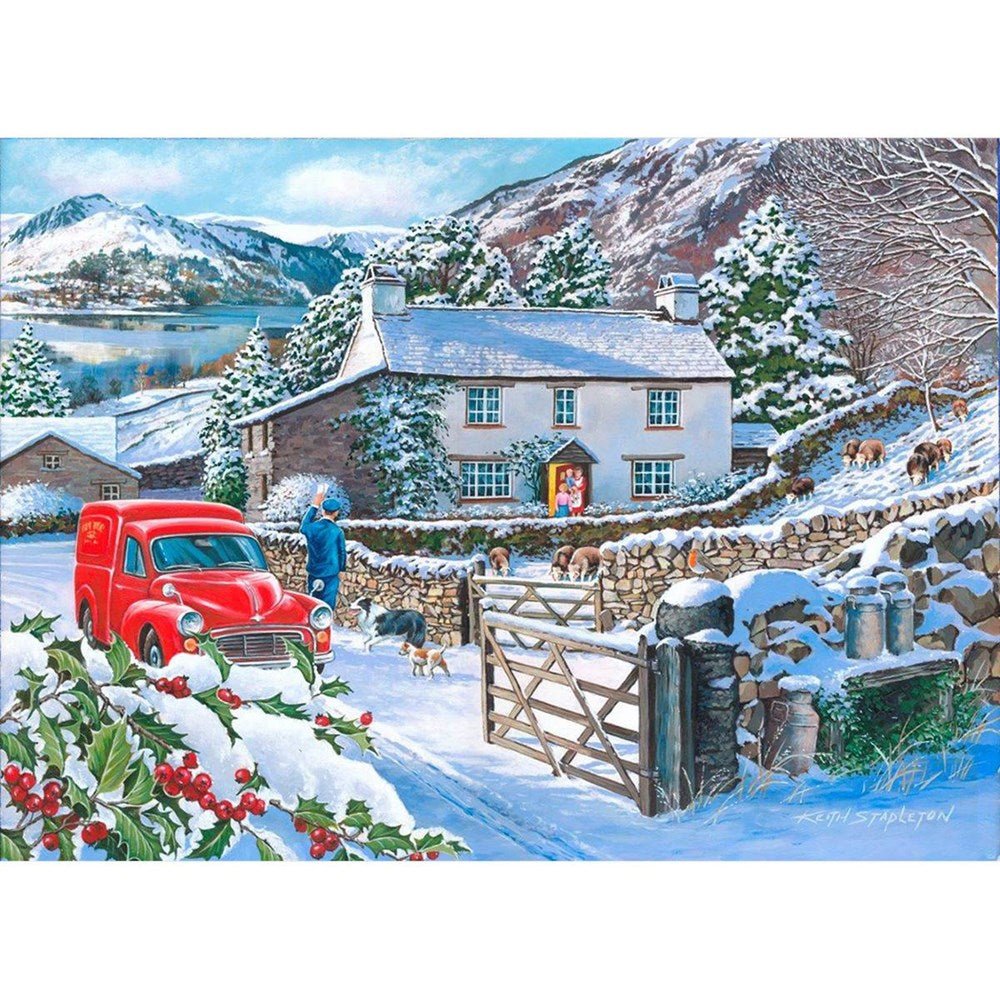 A Welcome Visit - BIG 500 Piece Jigsaw Puzzle - ABC School Supplies