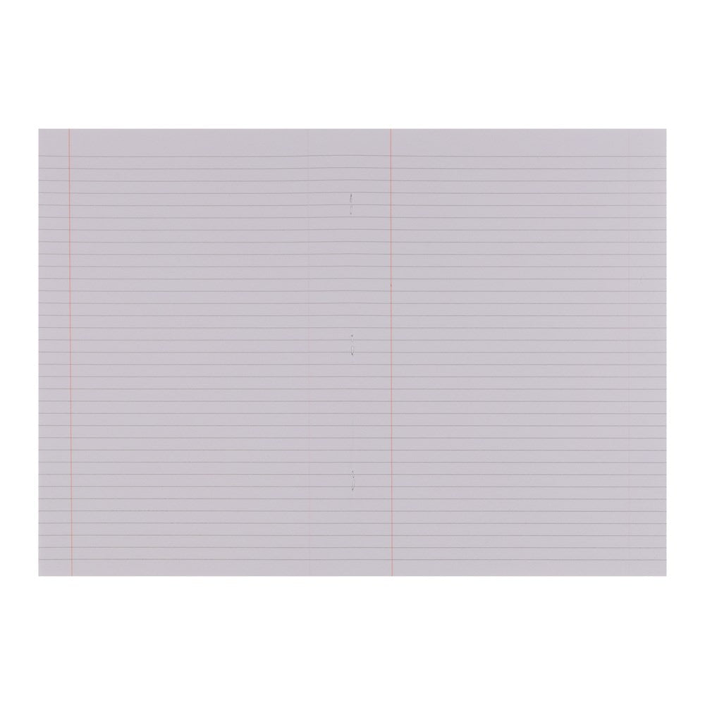 A4 Exercise Book 64 Page, 8mm Ruled With Margin, Buff - Pack of 50 - ABC School Supplies