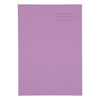 A4+ Exercise Book 80 Page, 8Mm Ruled, Purple - Pack Of 50 - ABC School Supplies