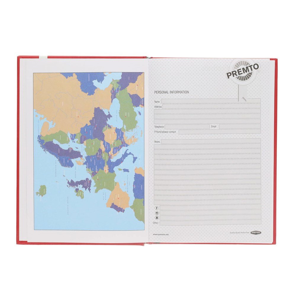 A5 2025 - 2026 Page A Day Academic Diary - Pastel - ABC School Supplies