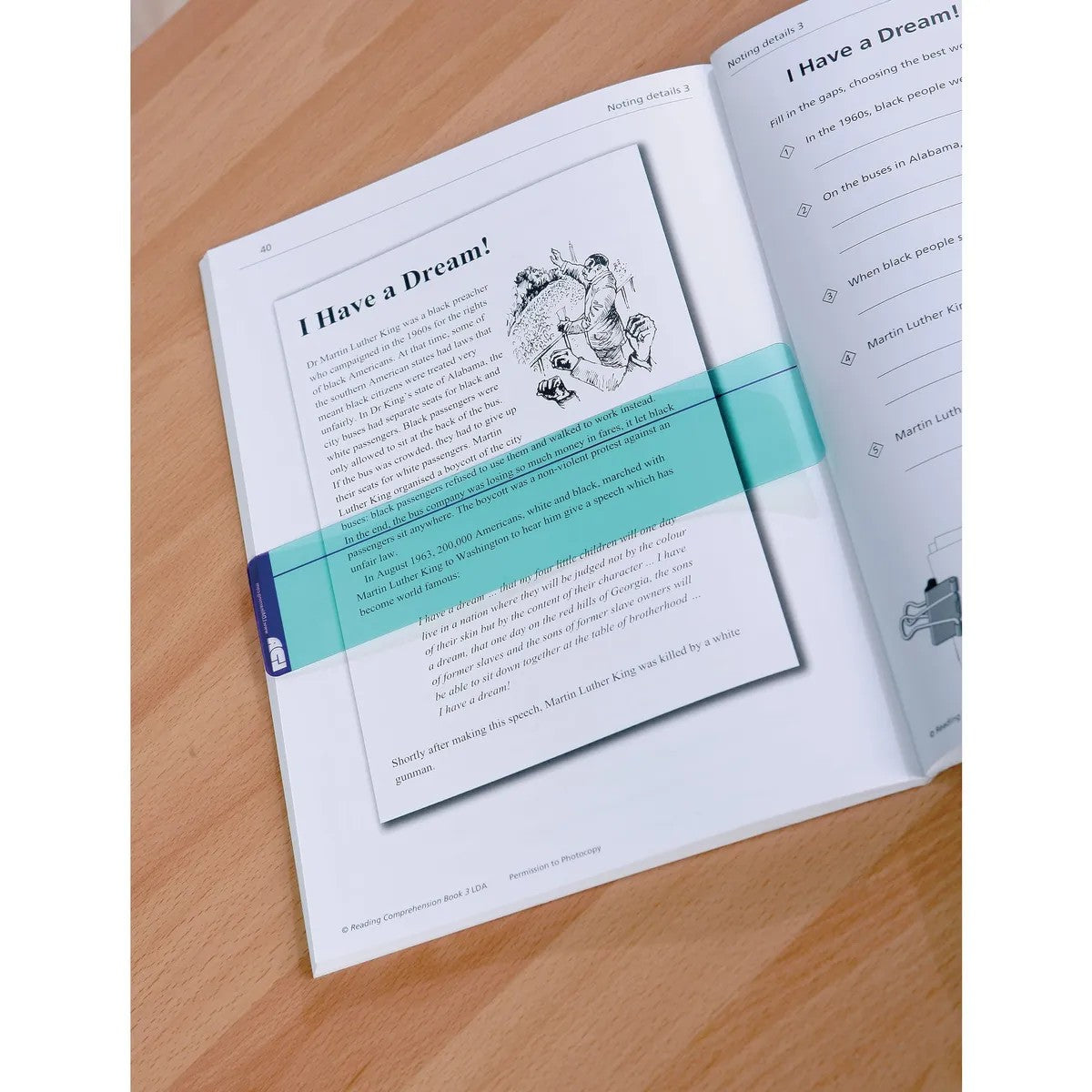 LDA Coloured Reading Overlays Pack of 10