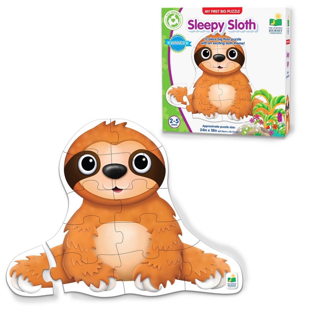 **My First Big Floor Puzzle Sleepy Sloth 12 Pcs