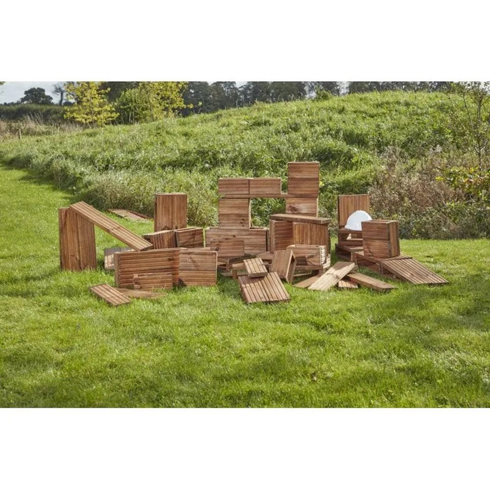 Deckciting Blocks Builders Yard Pack - Pack of 75