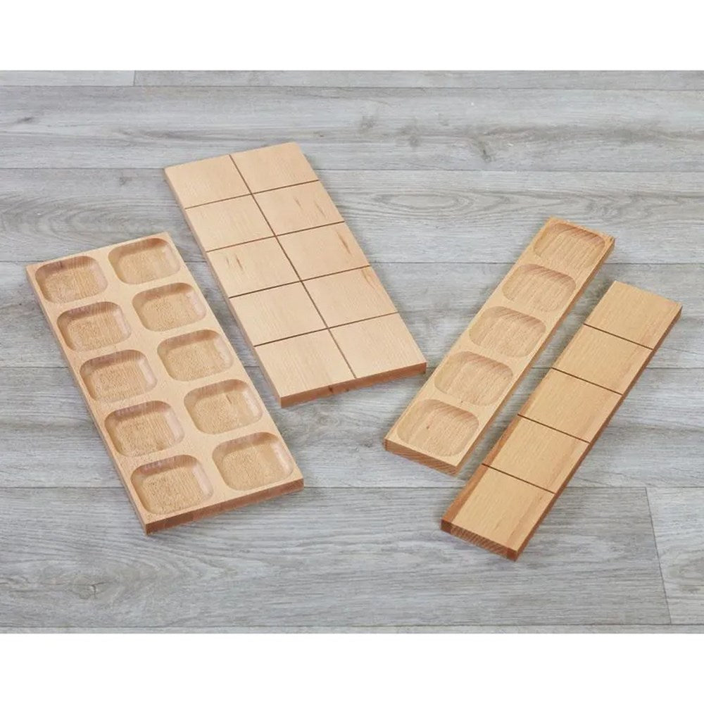 Cosy Reversible Wooden Five & Ten Frames Set Of 4