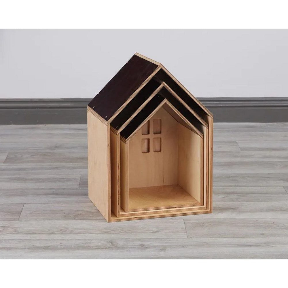 Cosy Nesting Packaway Small World Houses Set Of 3
