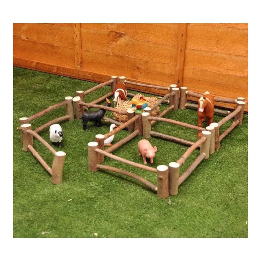 Cosy Small World Rustic Fences Pack Of 12