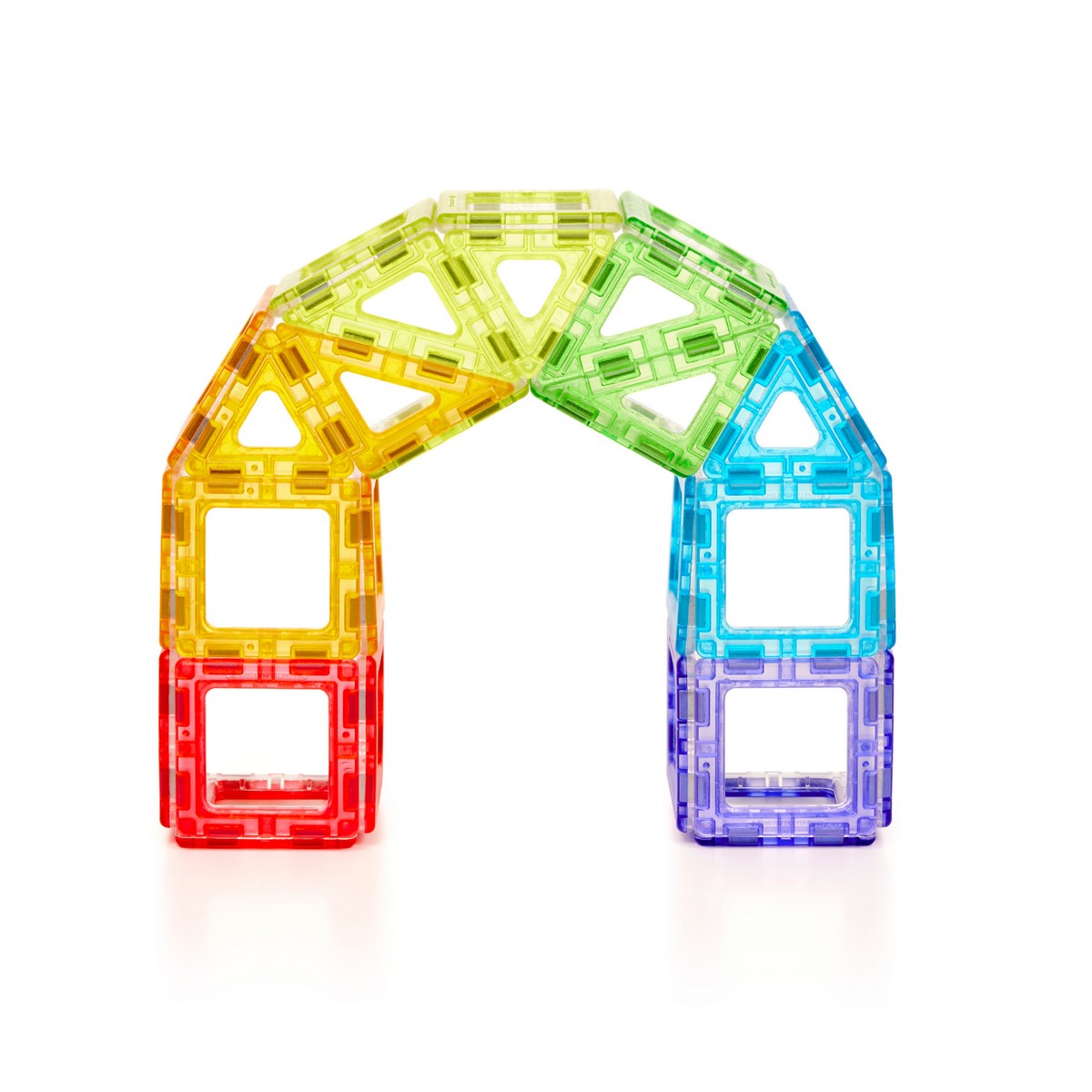 Translucent Magnetic Polydron 64 Piece Set