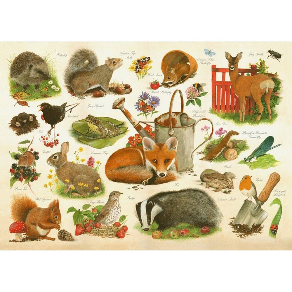 Are You In My Garden - 1000 Piece Jigsaw Puzzle - ABC School Supplies