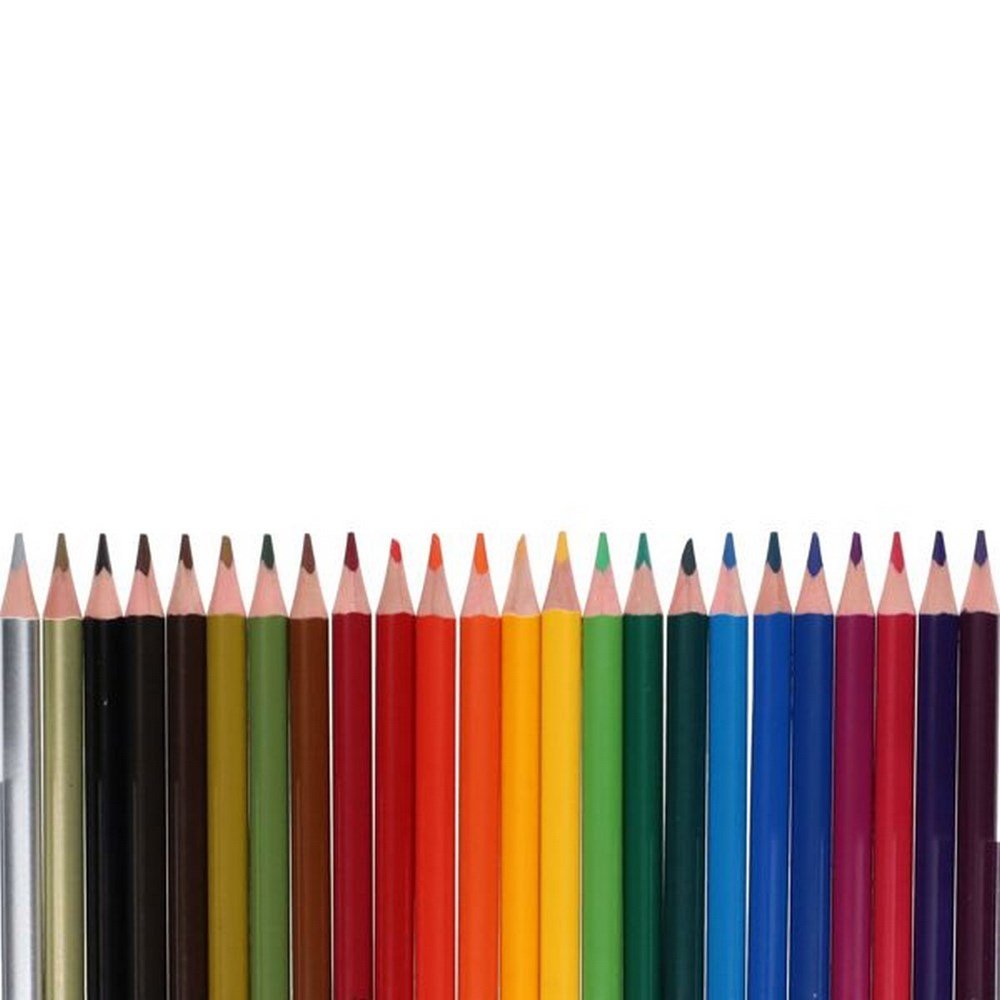 Artists Studio Triangular Colouring Pencils Pack Of 24 - ABC School Supplies