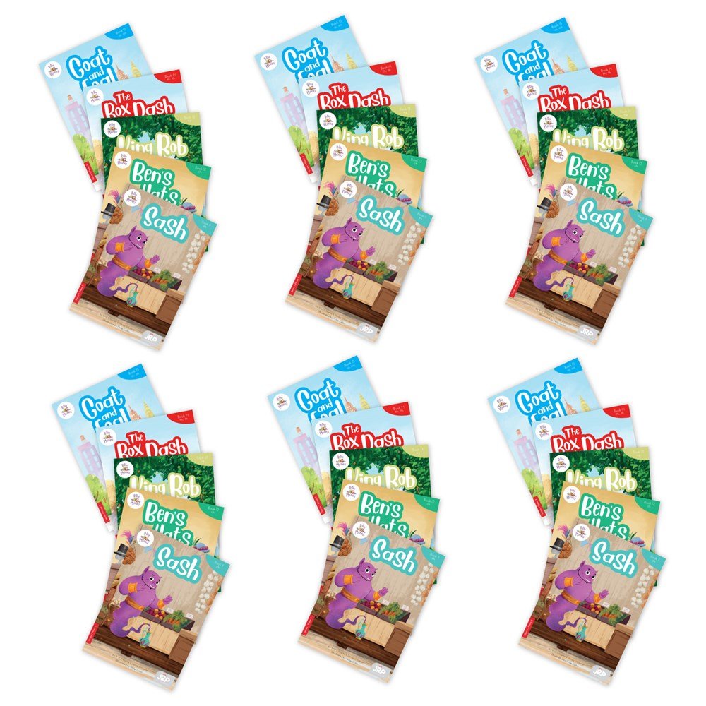 BiDee Phonics Decodable Readers Series 1 Phase 3 - 6 Pack - ABC School Supplies