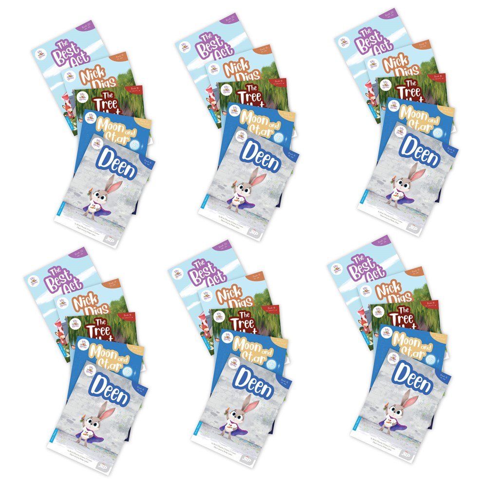 BiDee Phonics Decodable Readers Series 1 Phase 4 - 6 Pack - ABC School Supplies