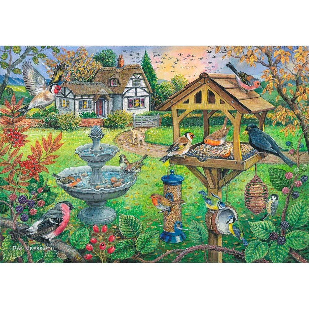 Bird Table - BIG 500 Piece Jigsaw Puzzle - ABC School Supplies