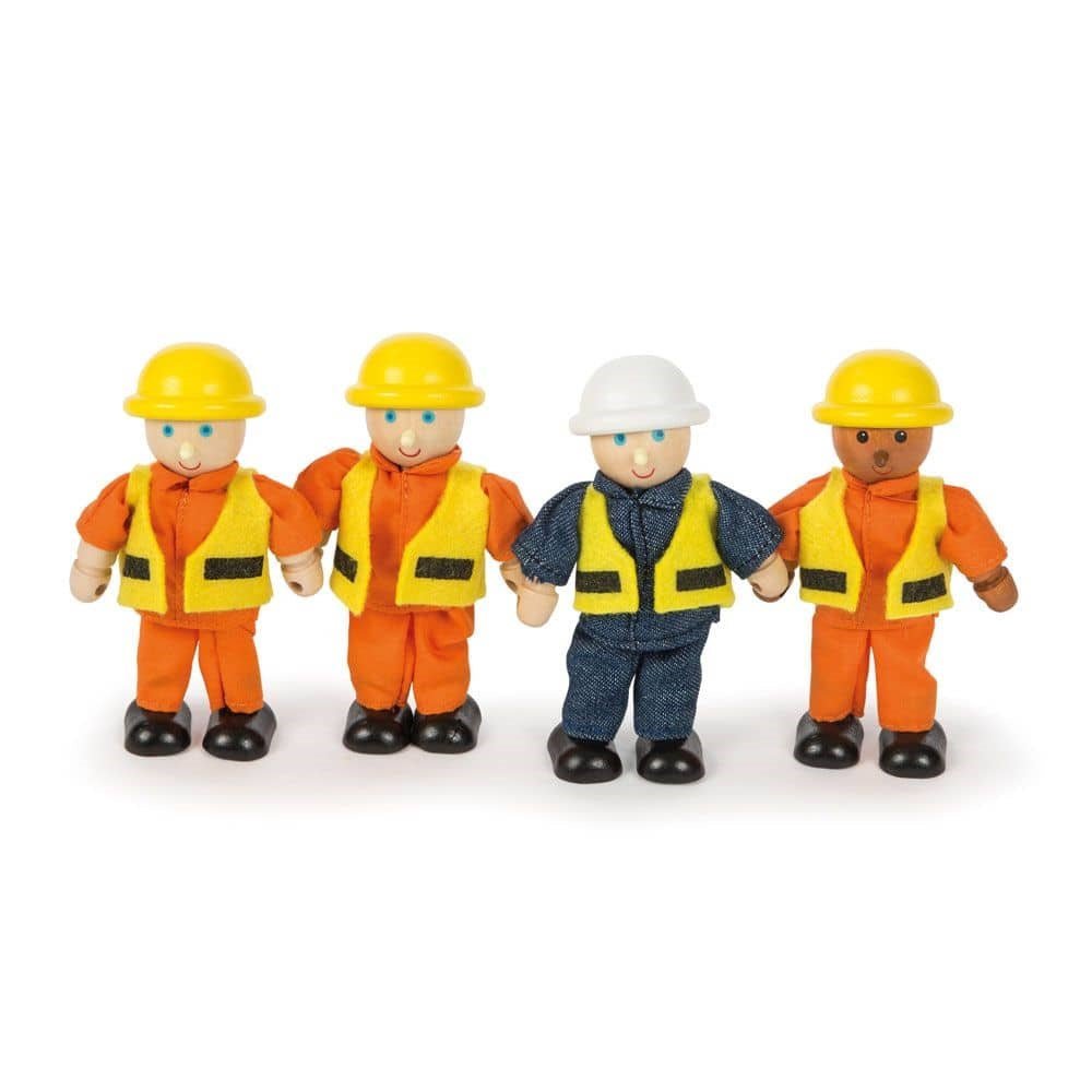 Builders Play Figures (Set Of 4) - ABC School Supplies