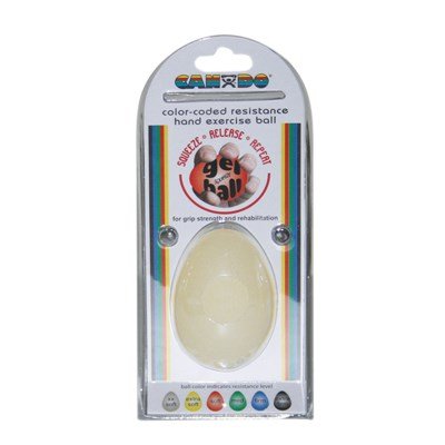 **Cando Gel Squeeze Ball - Large Cylindrical - Tan - Xx-Light - ABC School Supplies