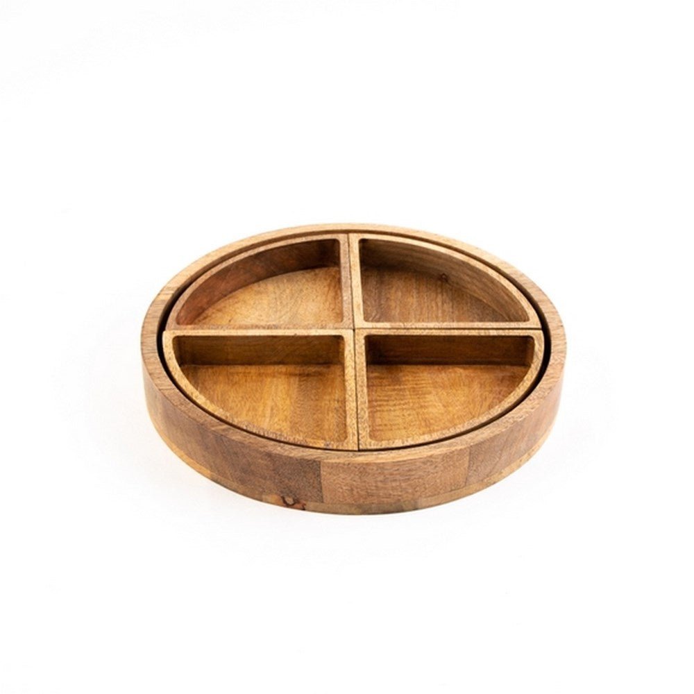 Circular Tray With 4 Sorting Sections - ABC School Supplies
