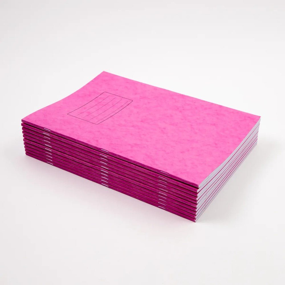 Classmates A4 Exercise Book 80 Page, 8mm Ruled With Margin, Pink - Pack of 50 - ABC School Supplies