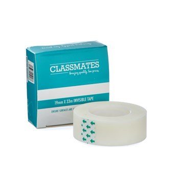 Classmates Invisable Tape 19Mm X 33M - ABC School Supplies