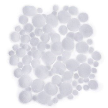 Classmates Mini Pom Poms - White - ABC School Supplies