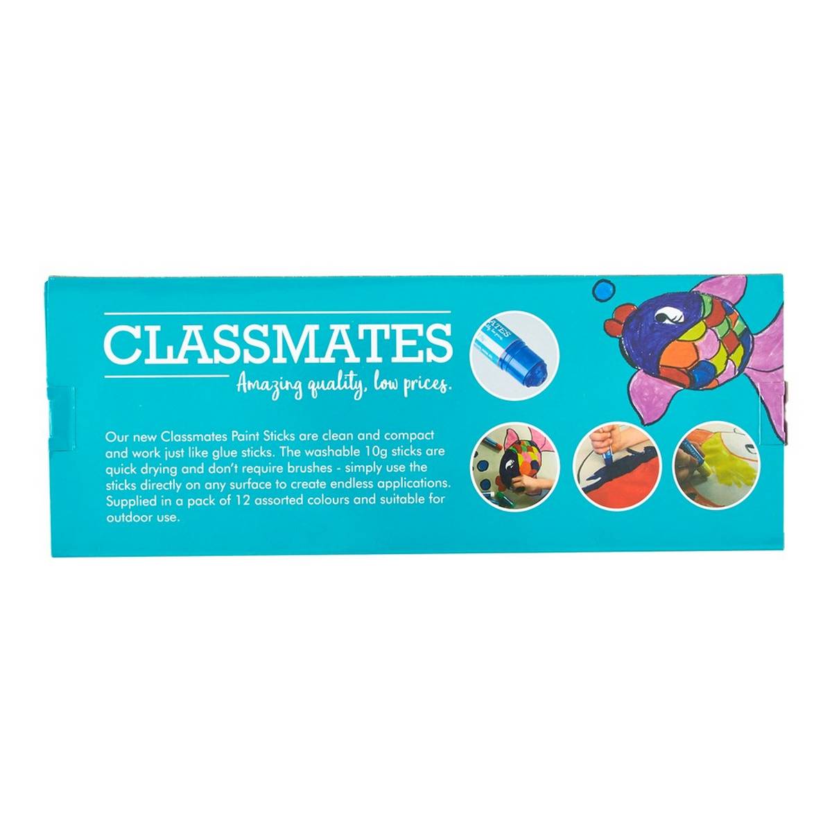 Classmates Paint Sticks Classic Pack Of 12 - ABC School Supplies