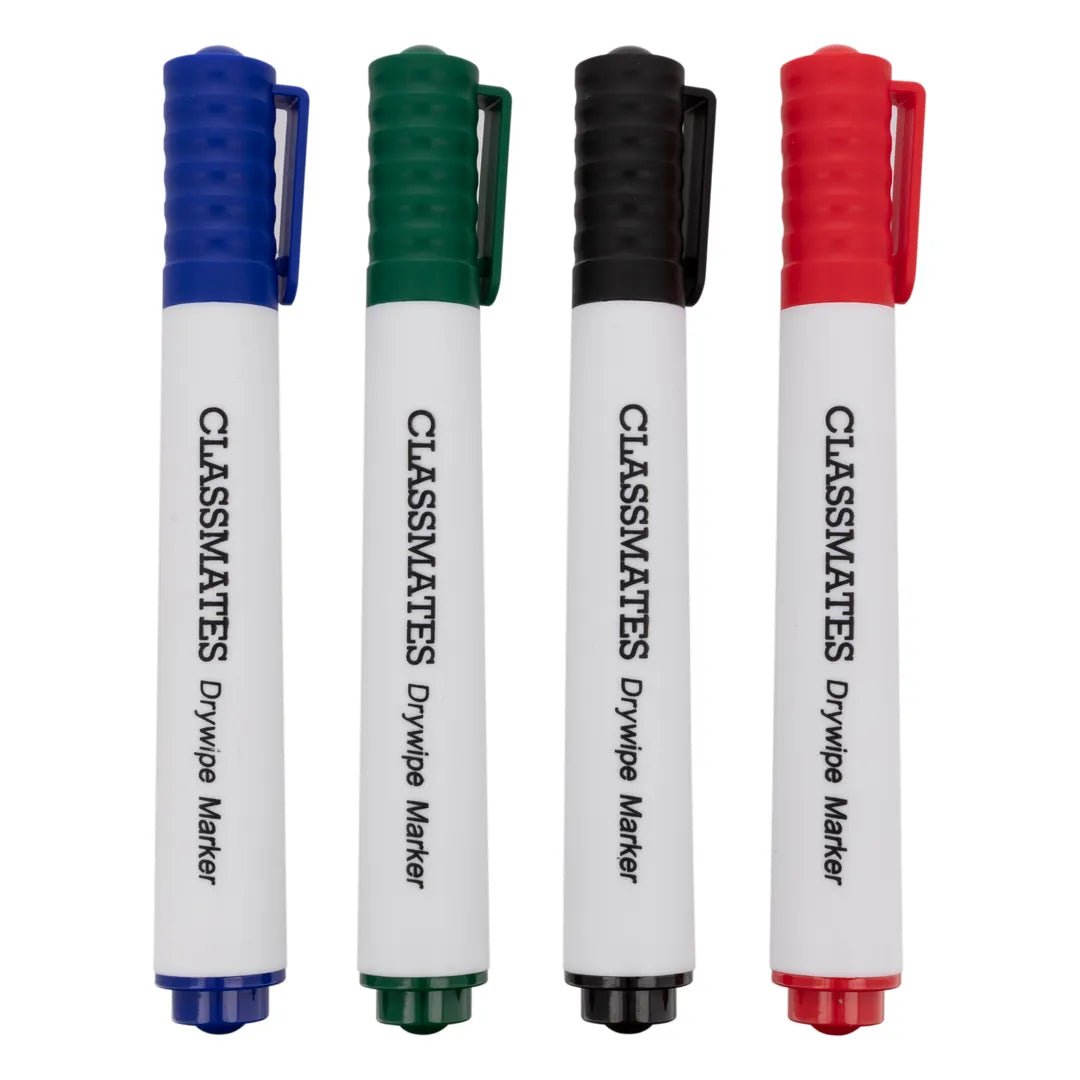 Classmates Whiteboard Marker - Assorted - Bullet Tip - Pack of 50 - ABC School Supplies