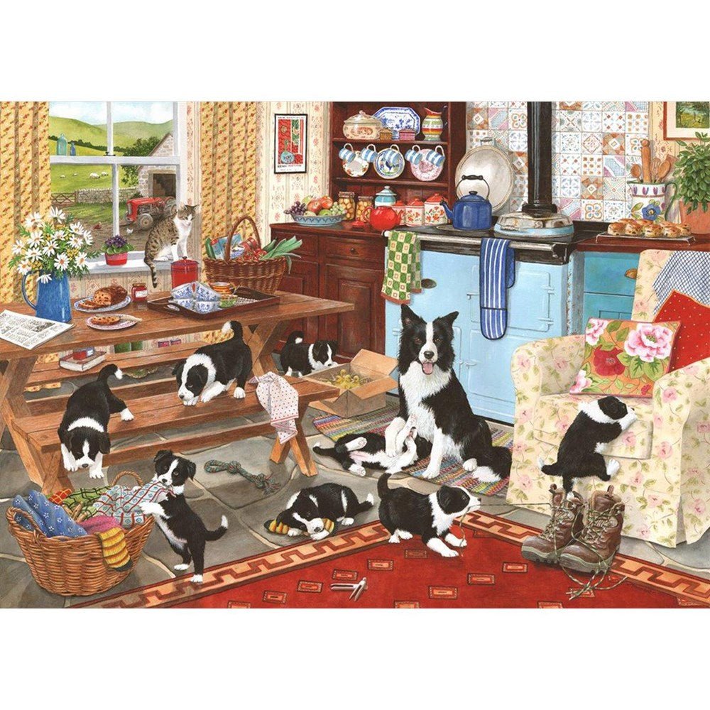 Collie Wobbles - 1000 Piece Jigsaw Puzzle - ABC School Supplies