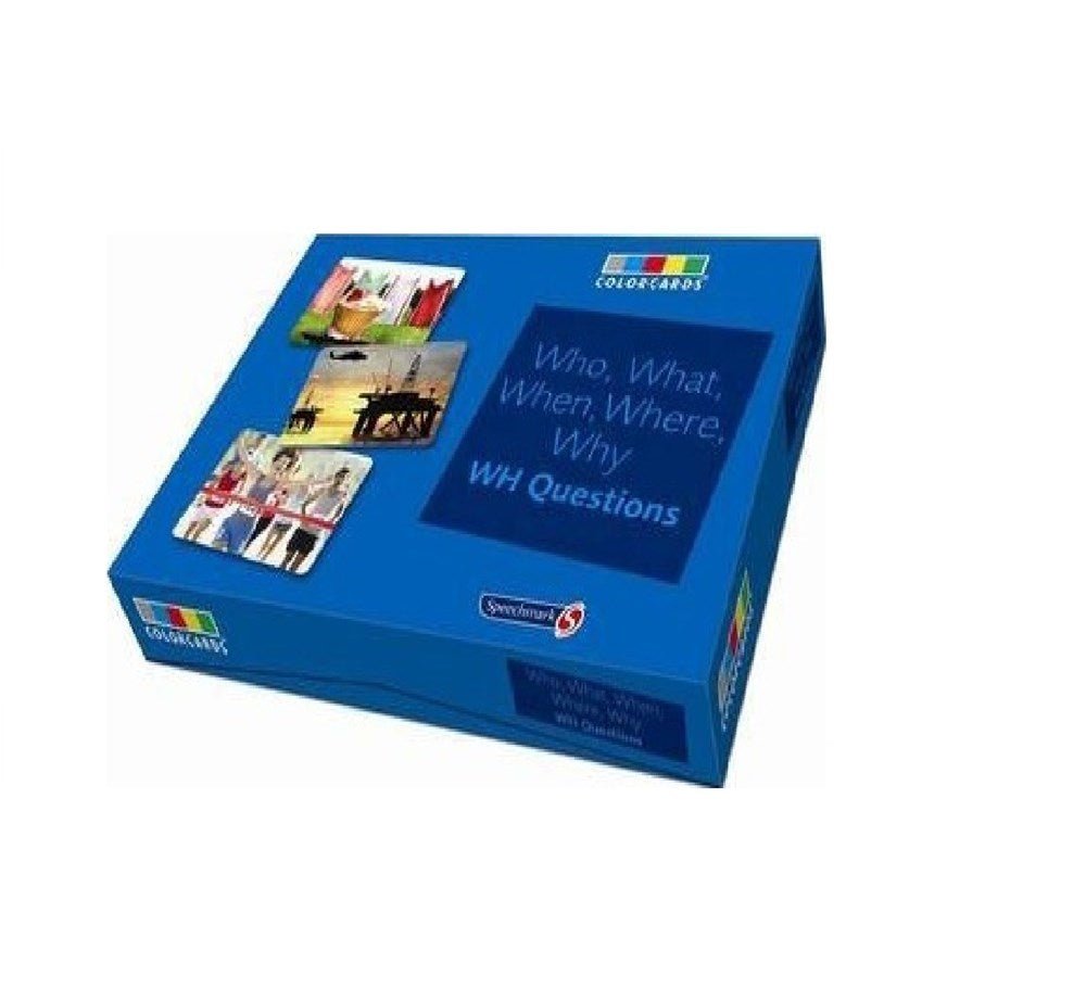 Colorcards: Wh Questions: Who, What, When, Where, Why - ABC School Supplies