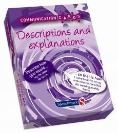 Communication Cards: Descriptions And Explanations - ABC School Supplies