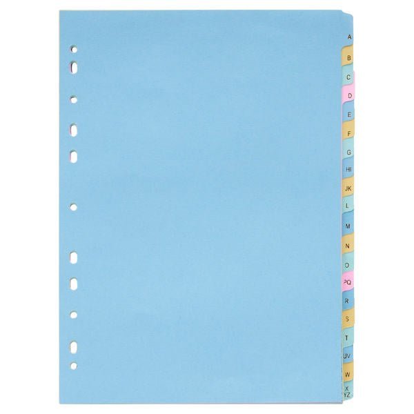 Concept A - Z Subject Dividers - 20 Part - ABC School Supplies