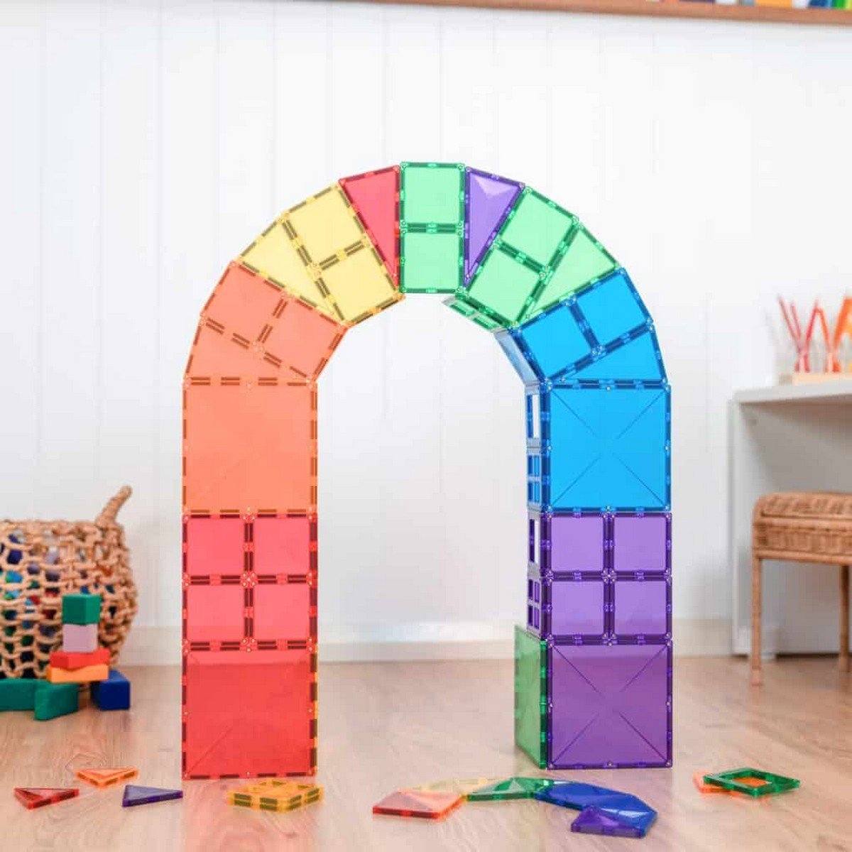 Connetix Rainbow Starter Pack of 60pcs - ABC School Supplies