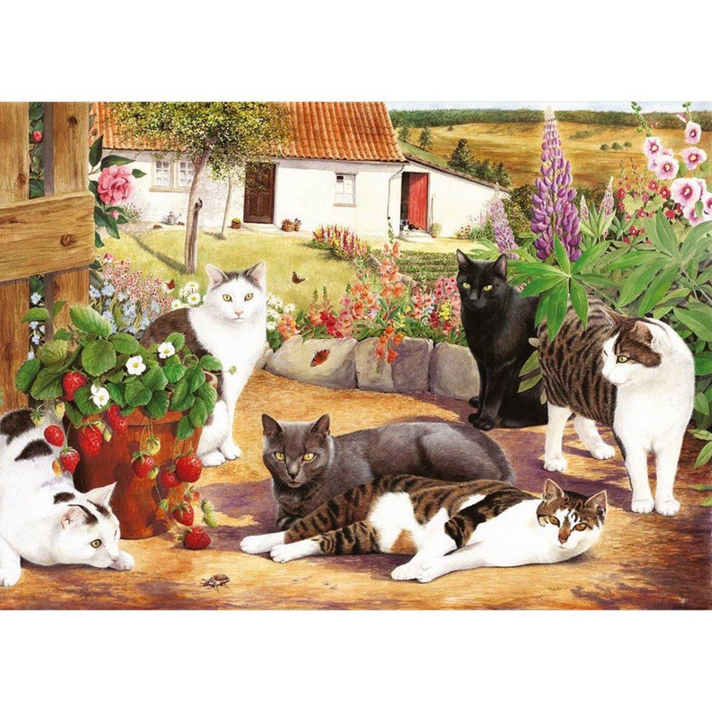Cool Cats - BIG 500 Piece Jigsaw Puzzle - ABC School Supplies